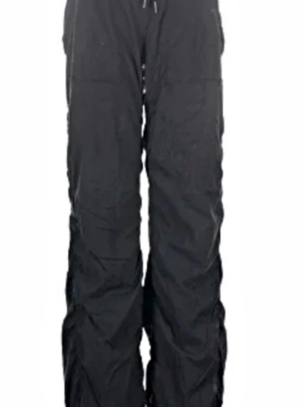 lululemon Ruched High-Rise Wide-Leg Pant Black Size 10